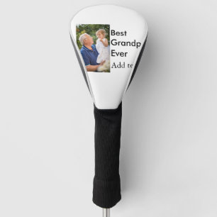 Beste Opa je fügen Fotoname klassisch elegant Golf Headcover