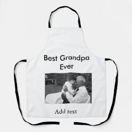 Beste Opa je fügen Fotoname klassisch elegant Schürze
