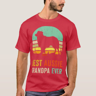 Beste Opa je Geschenk Aussie Dog Vater Australiens T-Shirt