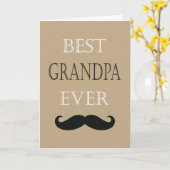 Beste Opa je glücklich Vatertag Custom Karte (Gelbe Blume)