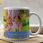 Beste Opa je Großkinder FotoCollage Kaffeetasse