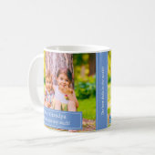 Beste Opa je Großkinder FotoCollage Kaffeetasse (Vorderseite Links)