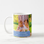 Beste Opa je Großkinder FotoCollage Kaffeetasse (Links)