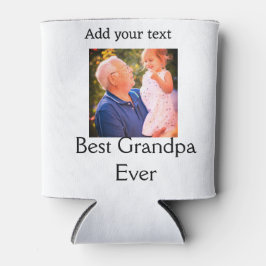 Beste Opa je Großvater Foto Geschenke tex Dosenkühler