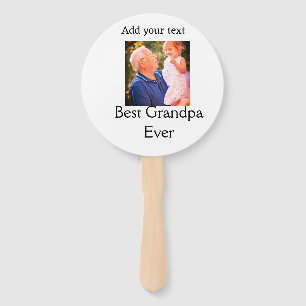 Beste Opa je Großvater Foto Geschenke tex Fächer