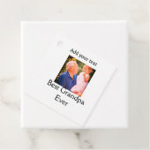 Beste Opa je Großvater Foto Geschenke tex Geschenkanhänger (Beispiel)
