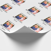 Beste Opa je Großvater Foto Geschenke tex Geschenkpapier (Ecke)