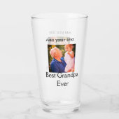 Beste Opa je Großvater Foto Geschenke tex Glas (Rückseite)