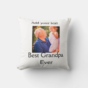 Beste Opa je Großvater Foto Geschenke tex Kissen