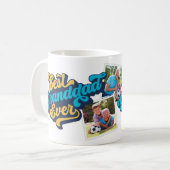 Beste Opa je | Großvater-Foto Kaffeetasse (Vorderseite Links)