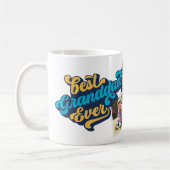Beste Opa je | Großvater-Foto Kaffeetasse (Links)