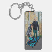 Beste Opa je | Großvater-Foto Schlüsselanhänger (Vorderseite links)