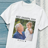 Beste Opa je Großvater und Großkind-Foto T-Shirt