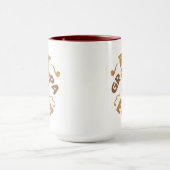 Beste Opa je - Hut- und Pipe-Illustration Tasse (Zentrum)