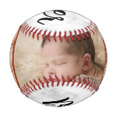 Beste Opa je Imitat Marmor 3 FotoCollage Baseball (Vorderseite)