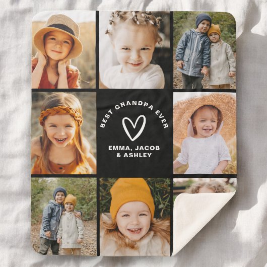 Beste Opa je Instagramm-FotoCollage Sherpadecke