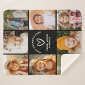 Beste Opa je Instagramm-FotoCollage Sherpadecke (Vorderseite (Horizontal))