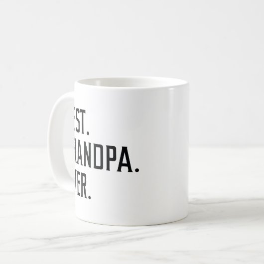 Beste Opa je Kaffeetasse (Vorderseite Links)