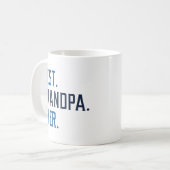 Beste Opa je Kaffeetasse (Vorderseite Links)