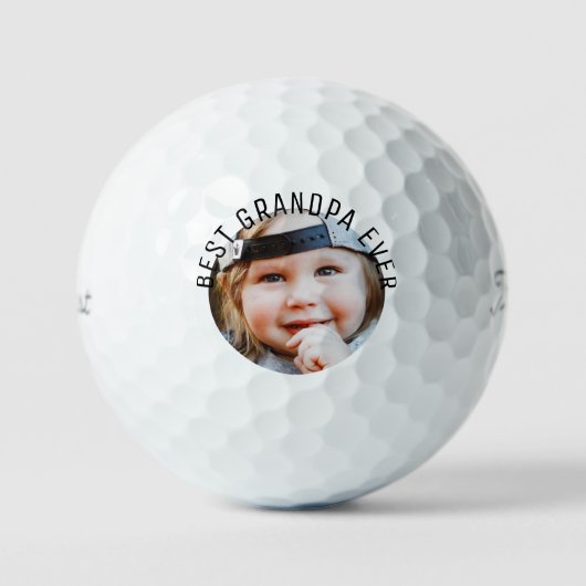 Beste Opa je Kind Foto Titleist Pro V1 Golfball (Vorderseite)
