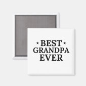 Beste Opa je Magnet (Vorderseite/Rückseite)