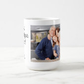 Beste Opa je mit Bild | Benutzerdefinierter Textbe Kaffeetasse (Mittel)