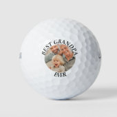 Beste Opa je Modernes Foto Golfball (Vorderseite)