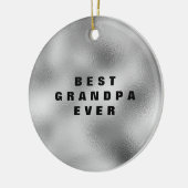 Beste Opa je Personalisiert Keramik Ornament (Links)