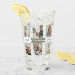 Beste Opa je - Personalisierte Fotos des Glass Cup Glas