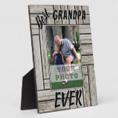 Beste Opa je Personalisiertes Foto Geschenke Fotoplatte (Seite)