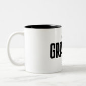 Beste Opa je Personalisiertes Skript Zweifarbige Tasse (Links)