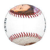 Beste Opa je Pfeile Personalisiertes Foto Baseball (Rückseite)