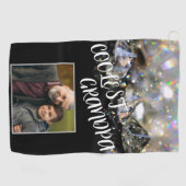 Beste Opa je Pro Golfer Grandad Modern Niedlich Golfhandtuch (Horizontal)