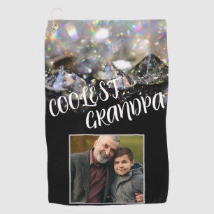 Beste Opa je Pro Golfer Grandad Modern Niedlich Golfhandtuch