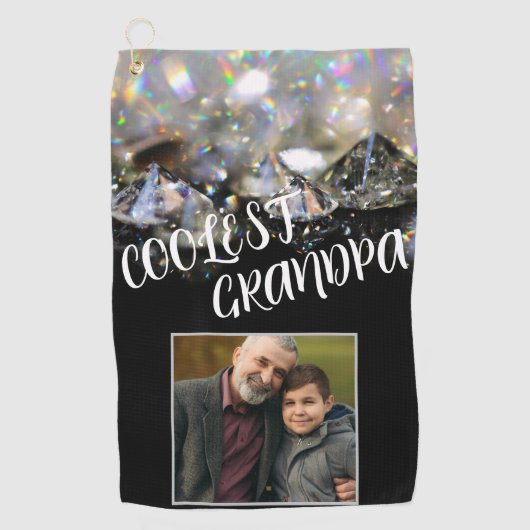 Beste Opa je Pro Golfer Grandad Modern Niedlich Golfhandtuch (Vorderseite)