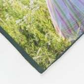 Beste Opa je rustikale Winterlandschaft Hirsche 3  Fleecedecke (Ecke)