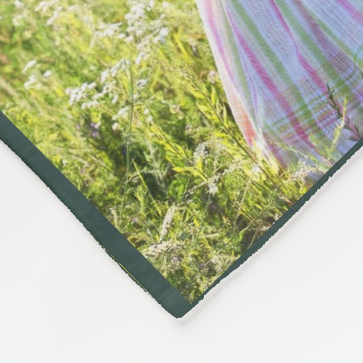 Beste Opa je rustikale Winterlandschaft Hirsche 3 Fleecedecke (Ecke)