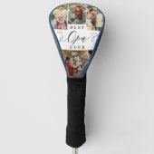 Beste Opa je Script Vatertag FotoCollage Golf Headcover (Vorderseite)