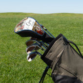 Beste Opa je Script Vatertag FotoCollage Golf Headcover