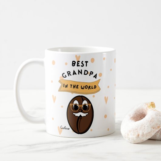 Beste Opa je Tasse - Funny Coffee Bean mit 'St. (Mit Donut)