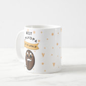 Beste Opa je Tasse - Funny Coffee Bean mit 'St. (Vorderseite Links)