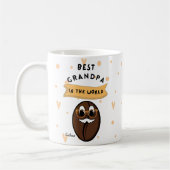 Beste Opa je Tasse - Funny Coffee Bean mit 'St. (Links)