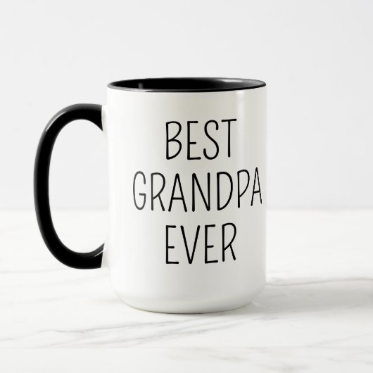 Beste Opa je Tasse, Personalisiertes Foto Tasse fü (Links)