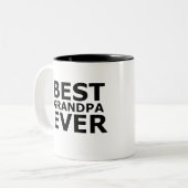 Beste Opa-je-Tasse Zweifarbige Tasse (Vorderseite Links)