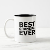 Beste Opa-je-Tasse Zweifarbige Tasse (Links)
