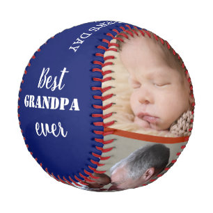 Beste Opa je Vatertag 3 FotoCollage Baseball