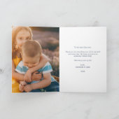 Beste Opa je | Vatertag-Foto Karte (Innenseite)