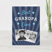 Beste Opa je | Vatertag-Foto Karte (Vorderseite)