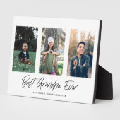 Beste Opa-je-Vatertag-Plaque Fotoplatte (Seite)