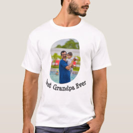 Beste Opa jemals hoch laden Ihr Foto T-Shirt